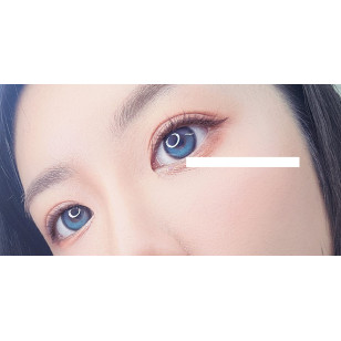 【散光】Lenbling Eye Only 1 Month Big Pureble Ocean Blue 每月抛棄散光彩妝隱形眼鏡